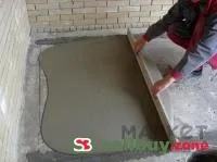 Заливка бетона в фундамент
