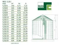 Силос с плоским дном Silos Cordoba 5.35