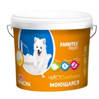 Краска акриловая моющаяся Farbitex профи 14кг