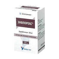 ЭНФЛОРЕКС (энрофлоксацин) раствор для орального применения 100 мл