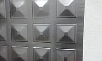 Лист металлический Пирамидка, 0,7 мм, 1х2 м