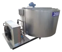 Танк - охладитель молока вертикального типа V-2000 л